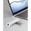 HAMA 200108, FIC USB 3.2 GEN1 TYPE-C HUB (2 USB, 1 USB TYPE-C) +LAN