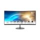 MSI Monitor Business PRO MP341CQ Ívelt 34" QHD, 3440x1440, 100Hz VA 21:9, 3000:1 CR, 300cd/m2, 4 ms, HDMI, DP, Black