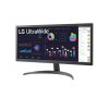 LG IPS monitor 25.7" 26WQ500, 2560x1080, 21:9, 250cd/m2, 5ms, 2xHDMI, HDR10, FreeSync