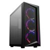 COOLER MASTER Ház Midi ATX CMP 510 ARGB, Tápegység nélkül, Üvegfalú, Fekete