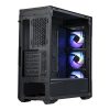 COOLER MASTER Ház Midi ATX MasterBox TD500 MESH V2 ARGB + 3db Ventilátor, Tápegység nélkül, Üvegfalú, fekete