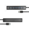 AXAGON HUE-SA7BP USB3.0 CHARGING HUB (Hétportos USB 3.0 hub gyors töltési támogatással. AC adapter a csomagban. Fekete)