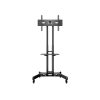 MULTIBRACKETS Gurulós padlóállvány, M Public Floorstand Basic 150 incl shelf&camera holder (32-60", max.VESA:600x400 mm)