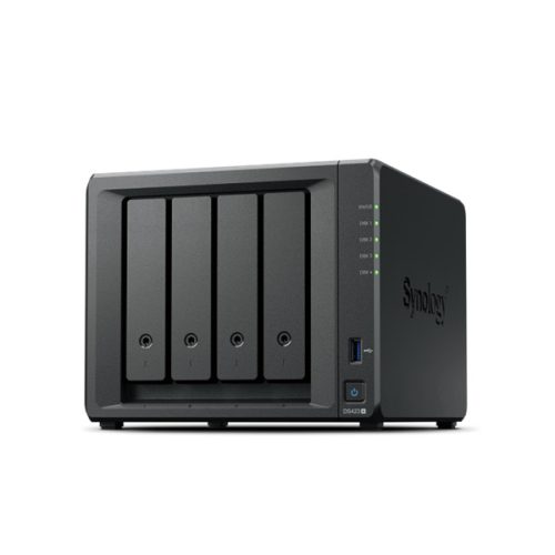 SYNOLOGY NAS 4 Fiókos Intel Celeron J4125 4x2,7GHz, 2GB DDR4, 2x1GbE, 2xUSB3.2 Gen1 - DS423+