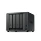 SYNOLOGY NAS 4 Fiókos Intel Celeron J4125 4x2,7GHz, 2GB DDR4, 2x1GbE, 2xUSB3.2 Gen1 - DS423+