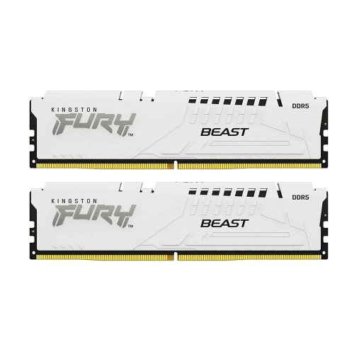 KINGSTON FURY Memória DDR5 32GB 5600MT/s CL40 DIMM (Kit of 2) Beast White XMP