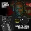 CORSAIR Vezeték Nélküli Headset, HS80 RGB WIRELESS Premium Gaming, Dolby Atmos hangzás, szürke