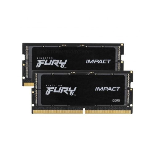 KINGSTON FURY NB Memória DDR5 32GB 6000MT/s CL38 SODIMM (Kit of 2) Impact XMP