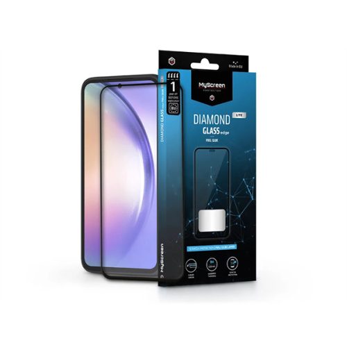 MYSCREEN PROTECTOR SAMSUNG SM-A546 GALAXY A54 5G EDZETT ÜVEG KÉPERNYŐVÉDŐ FÓLIA - BLACK