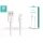 DEVIA APPLE IPHONE LIGHTNING USB TÖLTŐ- ÉS ADATKÁBEL 1 M-ES VEZETÉKKEL - SMART CABLE LIGHTNING - WHITE