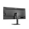 AOC VA monitor U34V5C/BK, 3440x1440, 21:9, 300cd/m2, 1ms, HDMI/DisplayPort/USB-C/4xUSB, hangszóró