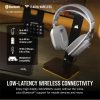 CORSAIR Vezeték Nélküli Headset, HS80 MAX RGB WIRELESS Gaming, Dolby Atmos hangzás, fehér