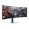 SAMSUNG Ívelt Gaming 240Hz OLED monitor 49" G93SD, 5120x1440, 32:9, 250cd/m2, 0.03ms, HDMI/MicroHDMI/DP