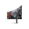 SAMSUNG Ívelt Gaming 240Hz OLED monitor 49" G93SD, 5120x1440, 32:9, 250cd/m2, 0.03ms, HDMI/MicroHDMI/DP