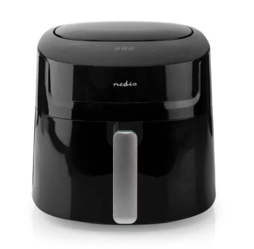 NEDIS KAAF170BK forrólevegős sütő, űrtartalom: 7,2 L, időzítő: 240 perc, digitális, teljesítmény: 1500W, 8 programos