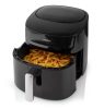 NEDIS KAAF170BK forrólevegős sütő, űrtartalom: 7,2 L, időzítő: 240 perc, digitális, teljesítmény: 1500W, 8 programos