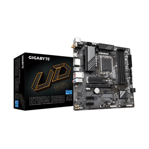 GIGABYTE Alaplap S1700 B760M DS3H AX INTEL B760, mATX