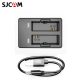 SJCAM SJ4000&SJ5000&M10 charger with cable (dual charger)