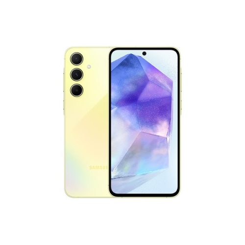 SAMSUNG Okostelefon Galaxy A55 5G, Király sárga,128 GB