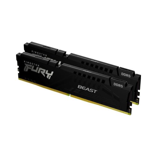 KINGSTON FURY Memória DDR5 32GB 6400MT/s CL32 DIMM (Kit of 2) Beast Black XMP