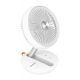 HUMANAS CoolAir F01 vezeték nélküli ventilátor, 15 órás működési idő, 180° dőlésszög, USB-C, 4 teljesítmény fokozat