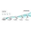 HUMANAS CoolAir F01 vezeték nélküli ventilátor, 15 órás működési idő, 180° dőlésszög, USB-C, 4 teljesítmény fokozat