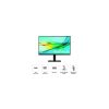 SAMSUNG IPS 100Hz monitor 24" S60UD, 2560x1440, 16:9, 350cd/m2, 5ms, DisplayPort/HDMI/3xUSB/USB-C/LAN, Pivot