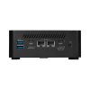 MSI Business DT Cubi NUC 1M-072BCZ, Core 7 150U, DDR5, NVME, 2,5", AX+BT5.3, Thunderbolt4 x2, RJ45 x2, HDMI x2, Black