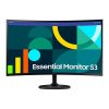 SAMSUNG Ívelt VA monitor 27" S36GD, 1920x1080, 16:9, 250cd/m2, 4ms, HDMI/VGA