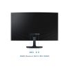 SAMSUNG Ívelt VA monitor 27" S36GD, 1920x1080, 16:9, 250cd/m2, 4ms, HDMI/VGA