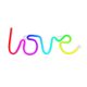 FOREVER LIGHT Neon LED dekorációs RGB lámpa LOVE, USB, távirányító, MUSIC SYNC, szabályozható, TIMER