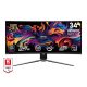 MSI Monitor GAMING MPG 341CQPX QD-OLED Ívelt 34" UWQHD 3440x1440 21:9, 240Hz, 1500000:1, 0,03ms, 2x HDMI, DP, USB-C