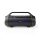 NEDIS SPBB310BK akkumulátoros party boombox, 60W, Bluetooth, 10 m hatótávolság, USD, microSD , 6 óra vez nélkül