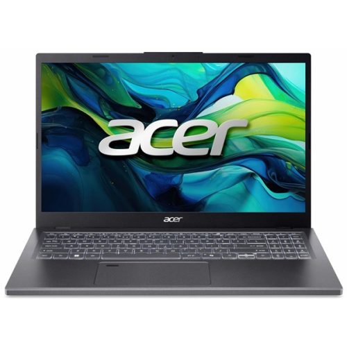 ACER Aspire A15-61M-R18B, 15.6" FHD, AMD Ryzen 5 8640HS, 16GB, 512GB SSD, UMA, DOS, acélszürke