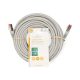 Nedis Cat6 patch kábel, szürke, aranyozott érintkezők, 10/100/1000 Mbit/s, hossz 10m, CCGL85220GY100