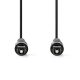 Nedis optikai audió kábel, TosLink dugó, hossz 2m, CAGL25000BK20