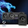 Nedis GSPR21022BK hangszóró készlet, csatornák: 2.2, USB tápellátás, 3,5 mm Férfi, 48 W, LED, Hangerőszabályozó