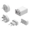 SANDBERG Hálózati töltő, 3 in 1 travel charger USB C/A 65W