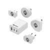SANDBERG Hálózati töltő, 3 in 1 travel charger USB C/A 65W