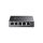 TP-LINK Switch 5x1000Mbps (1xPOE + 4xPOE+) Fémházas Easy Smart (Omada), ES205GP