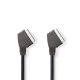 Nedis CVGL31001BK15 scart kábel, 1,5m