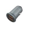 COLORWAY Autós töltő, CW-CHA036Q-GR 2USB Quick Charge 3.0 (36W) szürke