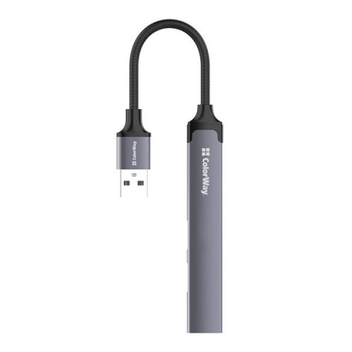 COLORWAY USB-elosztó CW-HUB05, USB-A 4-B-1 USB2.0X3/USB3.0