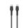 COLORWAY Kábel Type-C CW-CBPDCC047-BK, C-típusú színes kábel (PD Fast Charging 60W) 3,0A 1m fekete