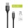 COLORWAY Kábel, USB CW-CBUM048-BK, MicroUSB 2.4A 25CM fekete