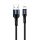 COLORWAY Kábel, USB CW-CBUL045-BK, Apple Lightning (nylon) 2,4A 1M fekete