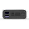 COLORWAY USB töltő adapter, Power Bank 20 000 mAh teljes (USB QC3.0 + USB-C tápellátás 22,5 W) Szürke CW-PB200LPH3GR-PDD