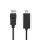 Nedis CCGL37100BK30 Display port dugó - HDMI dugó kábel 1080p, 3m