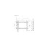 SBOX PLB-2222F-2 FALI KONZOL,23-43 (58-109cm) FIX, 45KG MAX.
