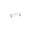 SBOX PLB-1948 FALI KONZOL,43-100 FIX, 800X600MM, 75KG MAX.